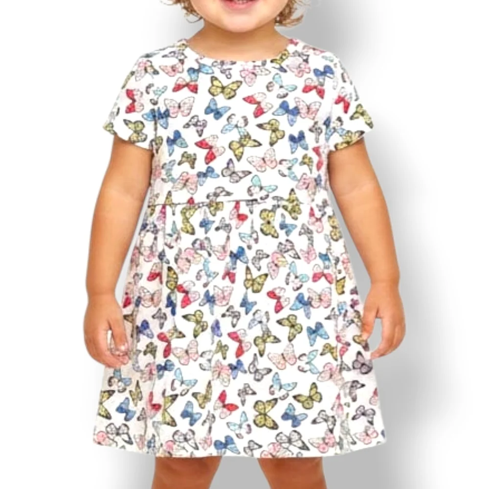 Carter's Butterfly Print‎ Baby Dress 18M